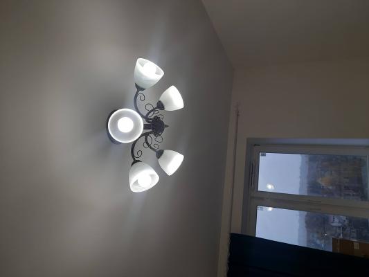 Монтаж и подключение настенно-потолочного светильника