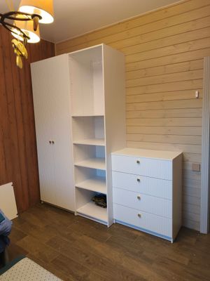 Сборка, установка и крепёж комода 4 ящика