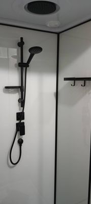 Установка душевой кабины шириной до 90 см