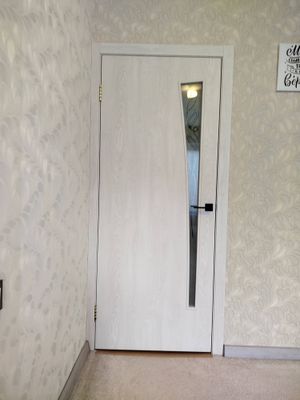 Установка межкомнатной одностворчатой двери (1 шт)