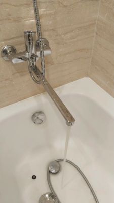 Установка смесителя (на готовые коммуникации)