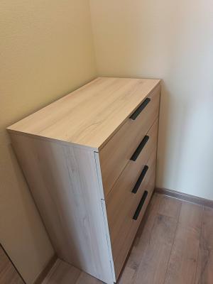 Сборка, установка и крепёж комода 4 ящика