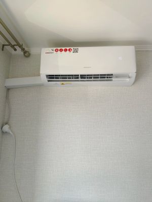 Установка сплит системы 7-9 kBTU (одноэтапный монтаж)