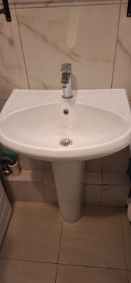 Установка смесителя (на готовые коммуникации)