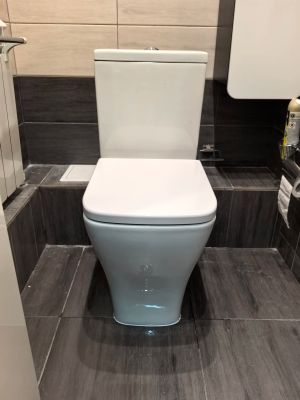 Установка напольного унитаза