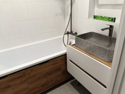 Установка напольного унитаза