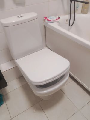 Установка напольного унитаза