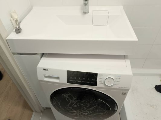 Установка смесителя (на готовые коммуникации)