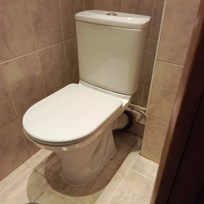 Установка напольного унитаза