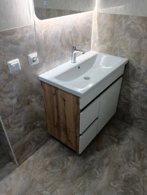 Установка напольного унитаза