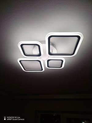 Установка люстры в сборке