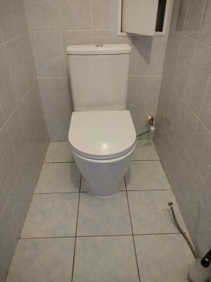 Установка напольного унитаза