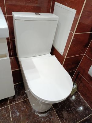 Установка напольного унитаза