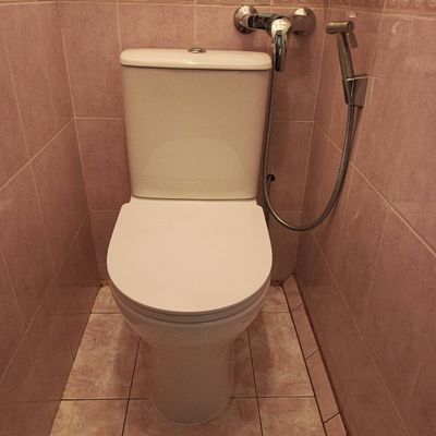 Установка напольного унитаза