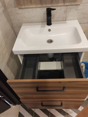 Установка смесителя (на готовые коммуникации)