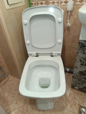 Установка напольного унитаза