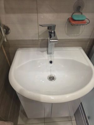 Установка смесителя (на готовые коммуникации)