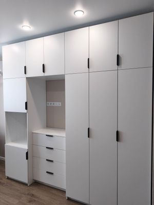 Сборка, установка и крепёж комода 4 ящика