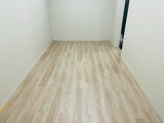 Прямая укладка ламината с подложкой более 20 кв.м