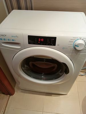 Установка отдельностоящей стиральной машины с подключением