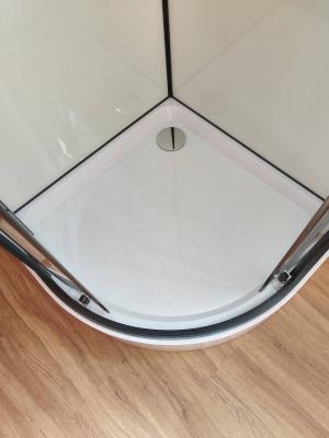 Установка душевой кабины шириной до 90 см