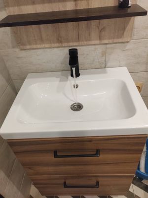 Установка смесителя (на готовые коммуникации)