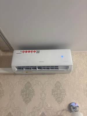 Установка сплит системы 7-9 kBTU (одноэтапный монтаж)