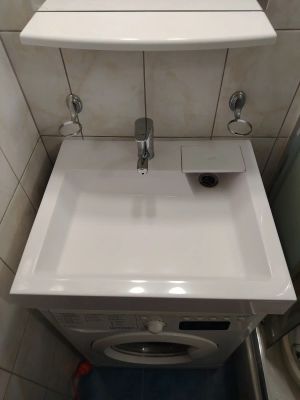 Установка раковины на кронштейнах