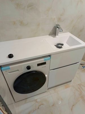 Установка смесителя (на готовые коммуникации)