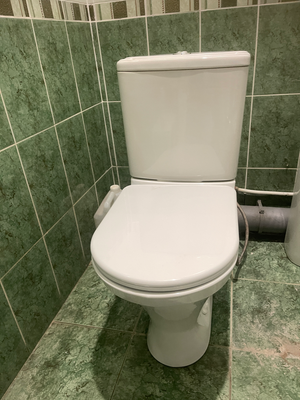 Установка напольного унитаза