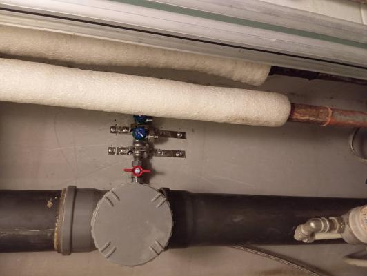 Монтаж модульного коллектора Монтаж вентиля