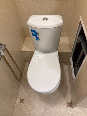 Установка напольного унитаза
