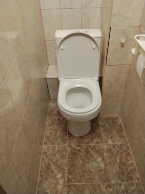 Установка напольного унитаза