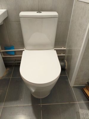 Установка напольного унитаза
