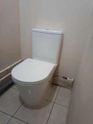 Установка напольного унитаза