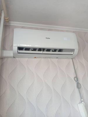 Установка сплит системы 7-9 kBTU (одноэтапный монтаж)