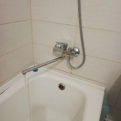 Установка смесителя (на готовые коммуникации)