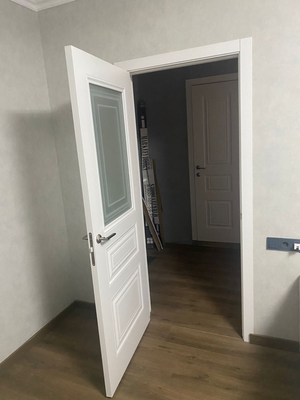 Установка межкомнатной одностворчатой двери (1 шт)