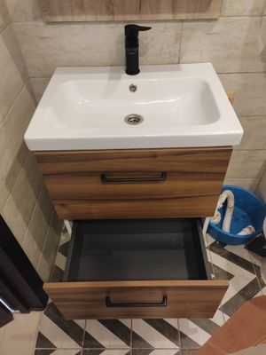 Установка смесителя (на готовые коммуникации)