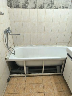 Демонтаж акриловой/стальной ванны
