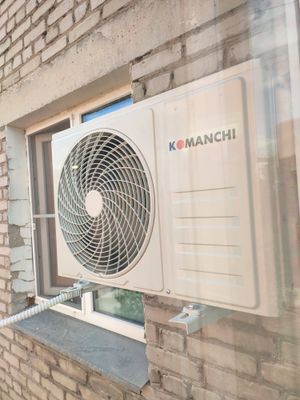 Установка сплит системы 7-9 kBTU (одноэтапный монтаж)