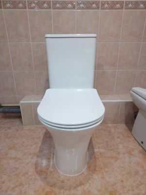Установка напольного унитаза
