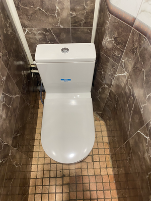 Установка напольного унитаза