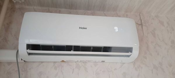 Установка сплит системы 7-9 kBTU (одноэтапный монтаж)