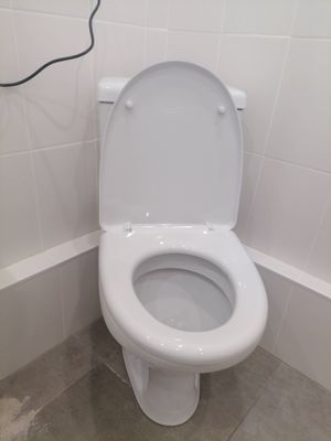 Установка напольного унитаза