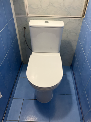 Установка напольного унитаза