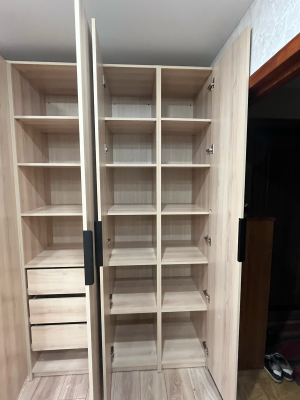 Сборка, установка и крепёж комода 4 ящика