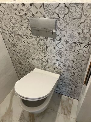 Установка подвесного унитаза (на готовую инсталляцию)