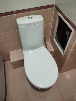 Установка напольного унитаза