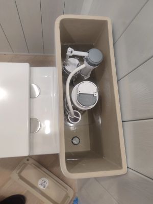 Установка напольного унитаза